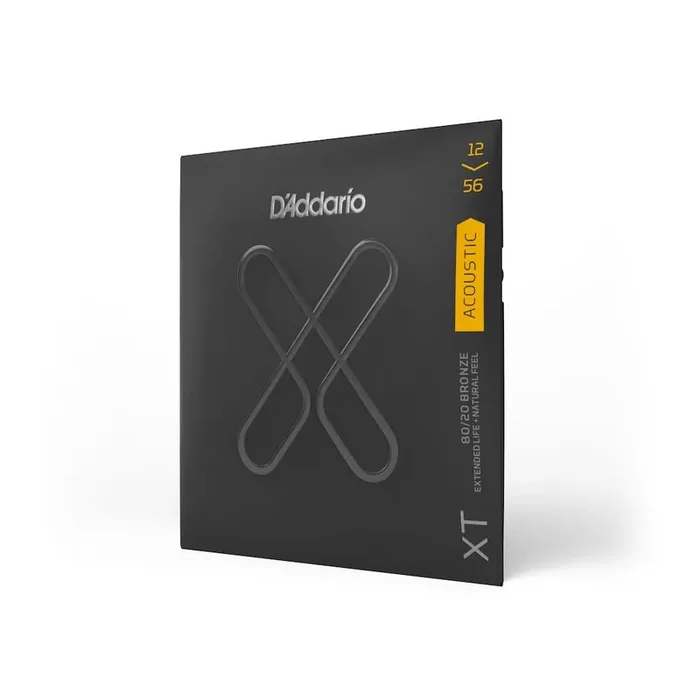 D‘Addario XT Acoustic 80/20 Bronze, Light Top/Medium Bottom, 12-56