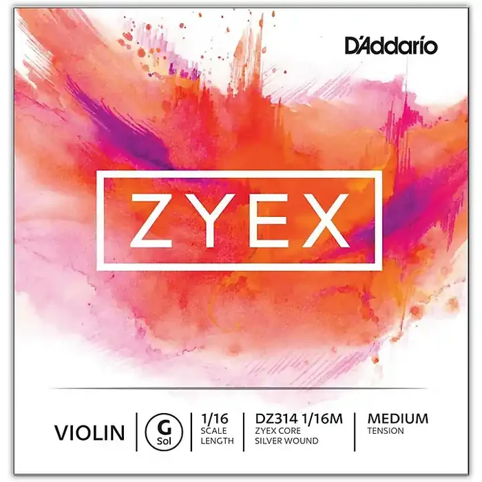 D‘Addario Zyex Series Violin G String 1/16 Size Guitar Center