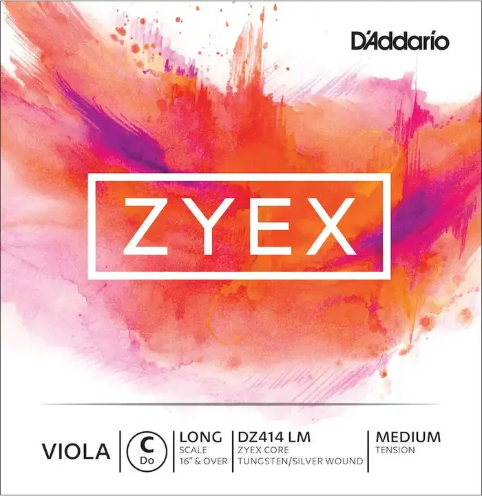 D‘Addario Zyex Viola Single C String, Long Scale, Medium Tension