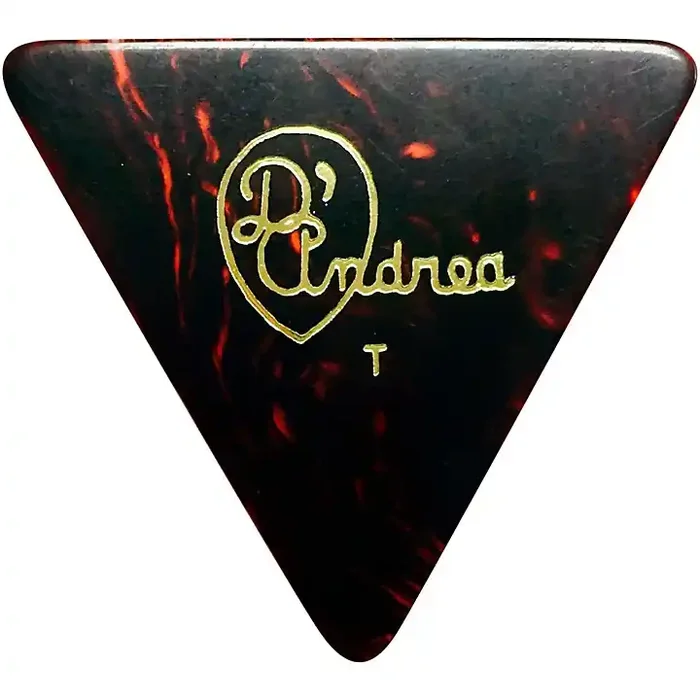 D‘Andrea 355 Triangle Celluloid Guitar Picks One Dozen Shell Thin Guitar Center
