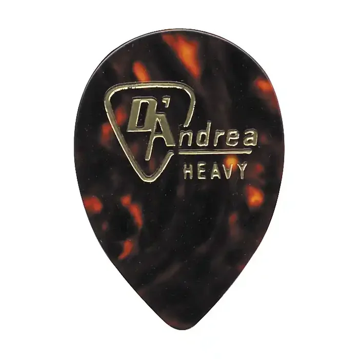 D‘Andrea 358 Guitar Picks Teardrop Celluloid Jazz One Dozen Shell Heavy Guitar Center