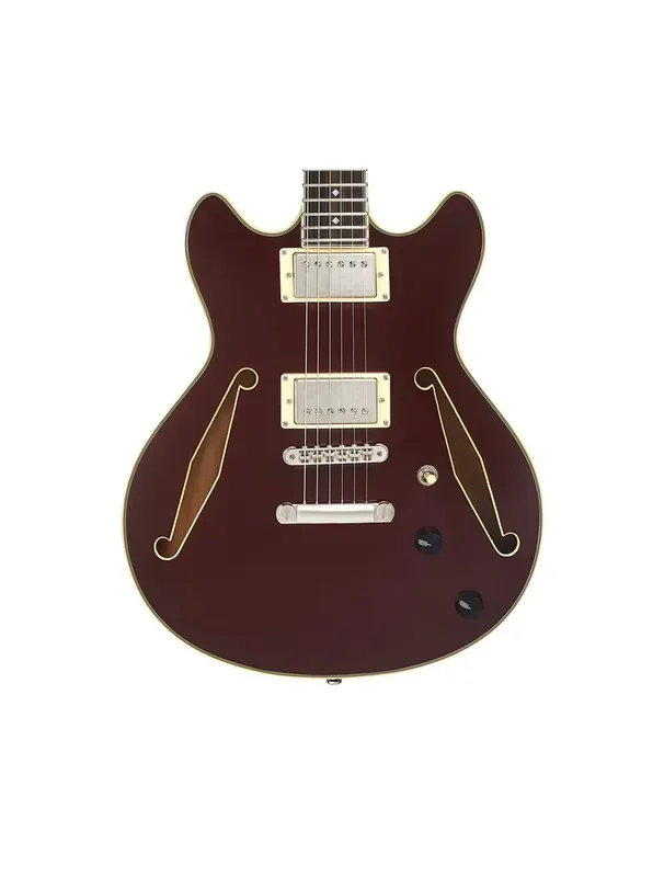 D‘Angelico Excel Mini DC Tour Electric Guitar – Solid Wine