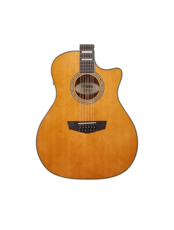 D‘angelico Premier Fulton 12-String A/E Guitar – Vintage Natural
