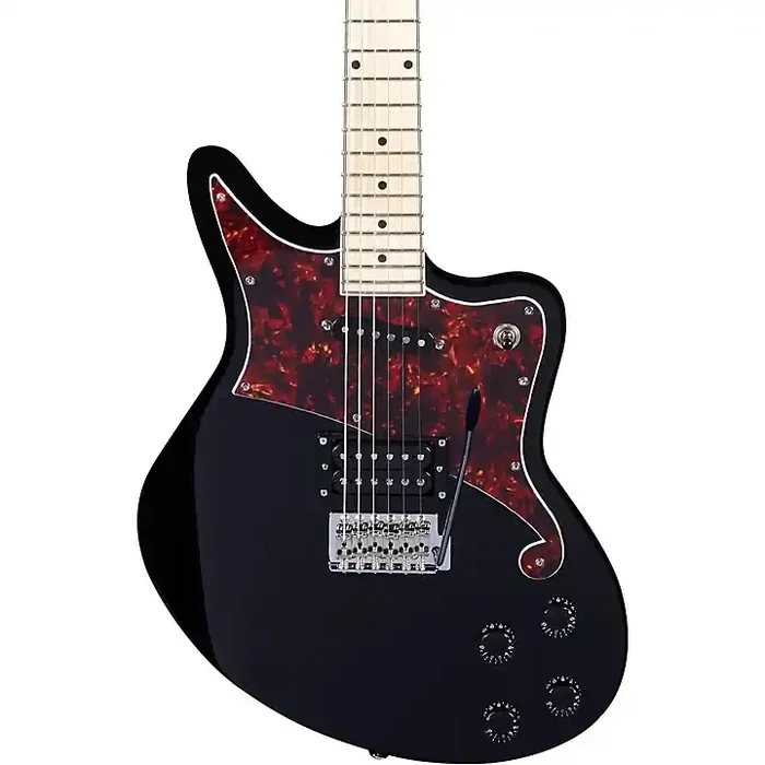 D‘Angelico Premier Series Bedford Electric Guitar with Tremolo Tailpiece Black Guitar Center