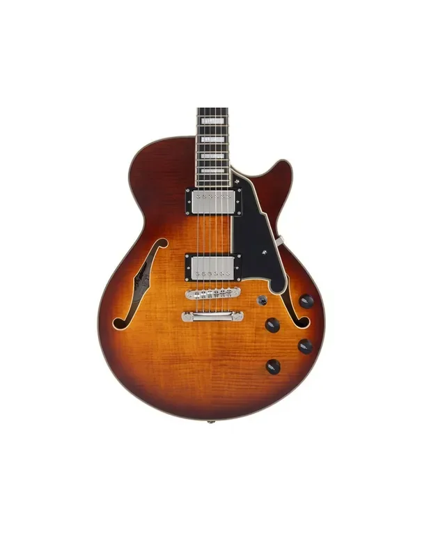 D‘Angelico Premier SS Electric Guitar w/Gig Bag – Dark Iced Tea Burst