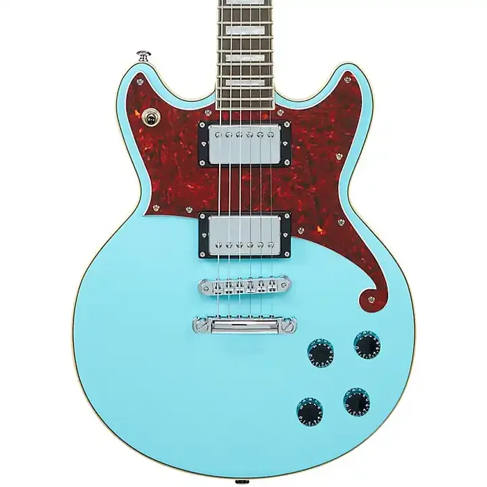 D‘Angelico Premiere Series Brighton Solid Body Electric Guitar Double Cutaway Stopbar Tailpiece Sky Blue Guitar Center