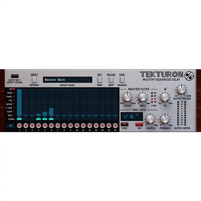 D16 Group Tekturon Multitap Sequenced Delay Plug-in Guitar Center