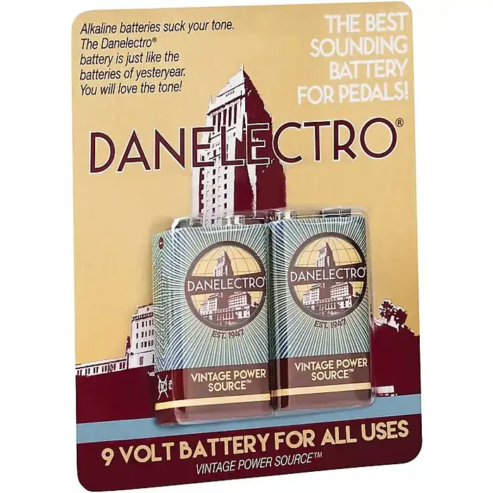 Danelectro 9-Volt Vintage Style Batteries 2-Pack Guitar Center