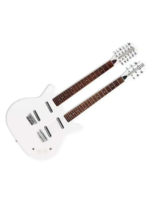 Danelectro Doubleneck 6/12 – White Pearl