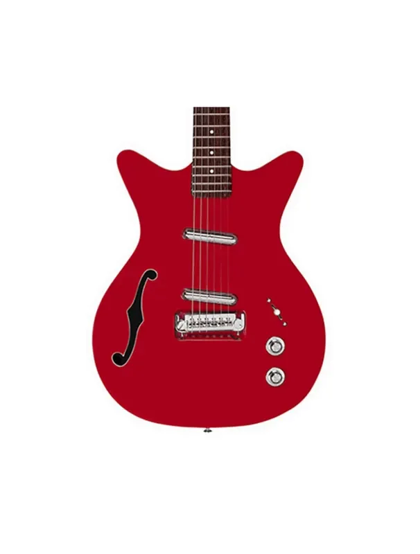Danelectro Fifty Niner Semi-Hollow Guitar – Red Top