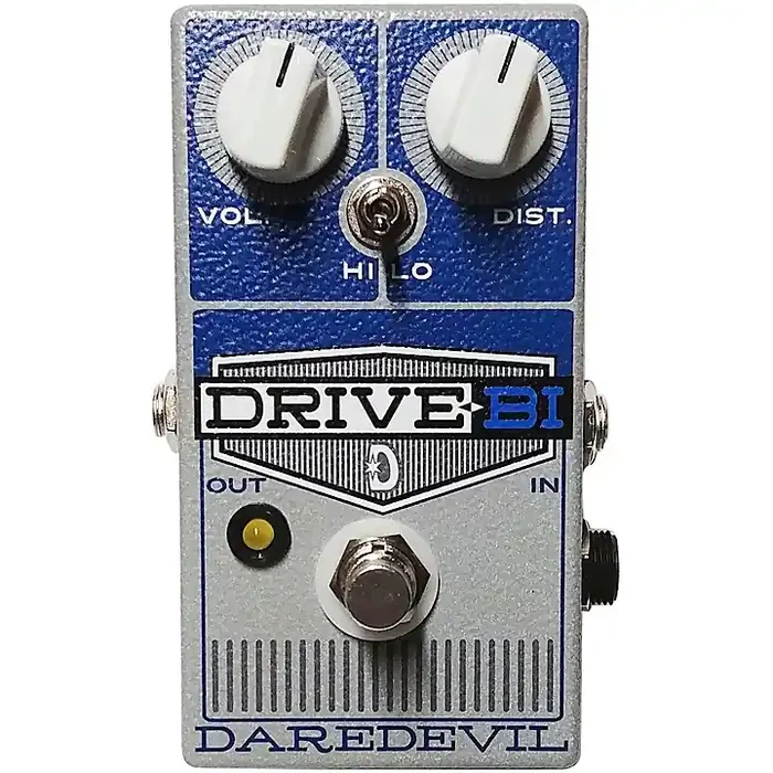 Daredevil Pedals DRIVE-Bi Dual Gain Distortion Effects Pedal Blue Guitar Center