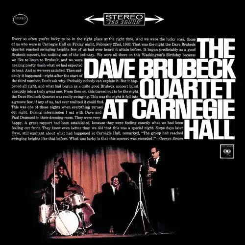 Dave Brubeck At Carnegie Hall – COMPACT DISCS