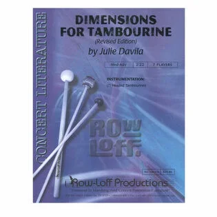 Davila, J.-Dimensions For Tambourine (Revised Edition) (SP)-7 tambourines