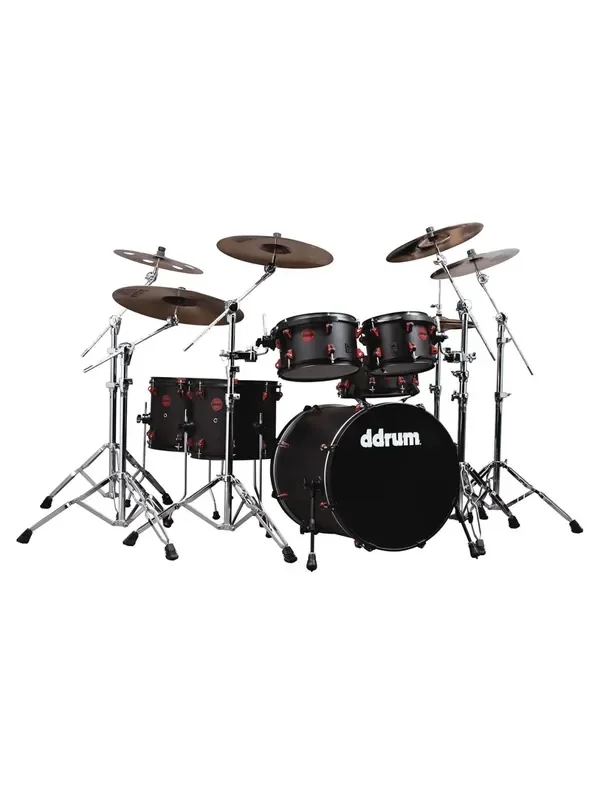 ddrum Hybrid 6pc Acoustic/Electric Drum Set – Satin Black