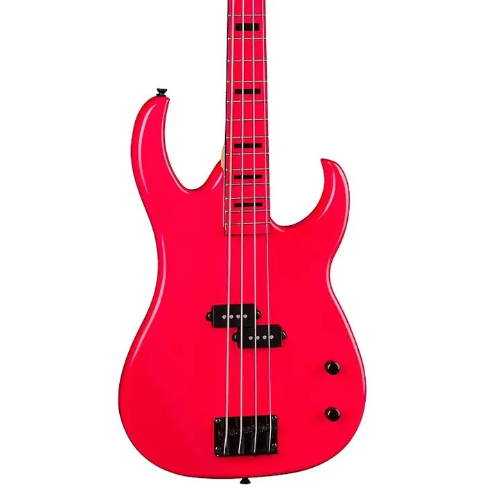 Dean Custom Zone 4-String Bass Guitar Fluorescent Pink Guitar Center