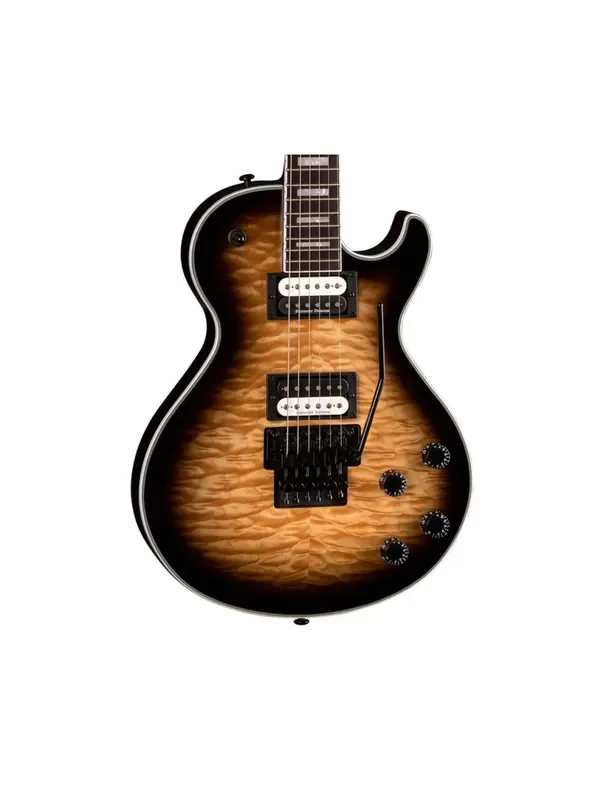 Dean TB Select Floyd QM – Natural Black Burst