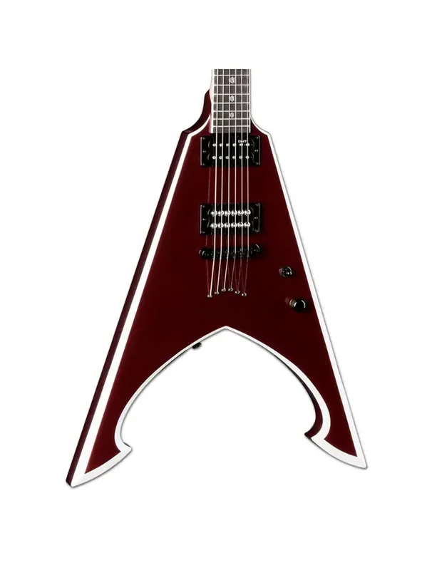 Dean USA Michael Amott Tyrant Signature Guitar – Burgundy/White