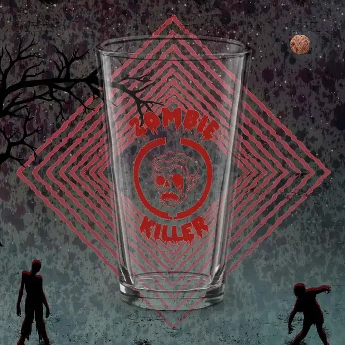 Deering Zombie Killer Pint Glass