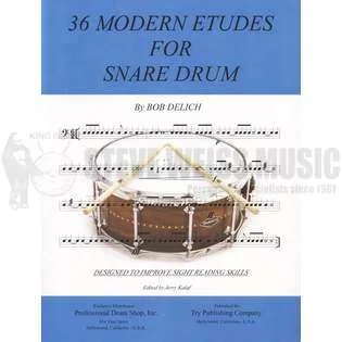 Delich-36 Modern Etudes for Snare Drum