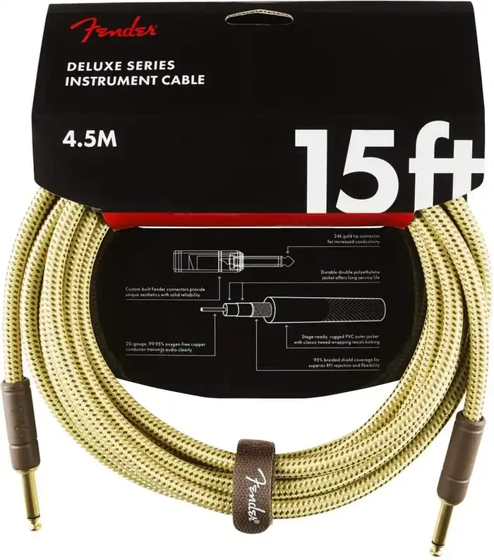 Deluxe Series Instrument Cable, Tweed