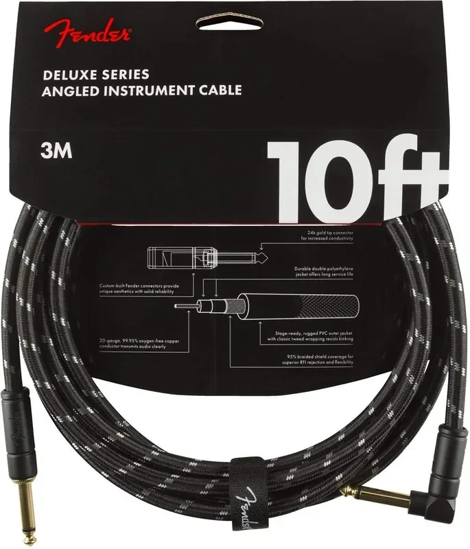 Deluxe Series Instrument Cable, Tweed