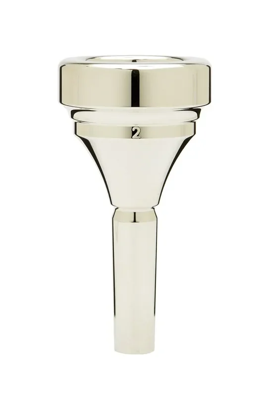 Denis Wick Classic Tuba Mouthpiece; Silver Plated; 2