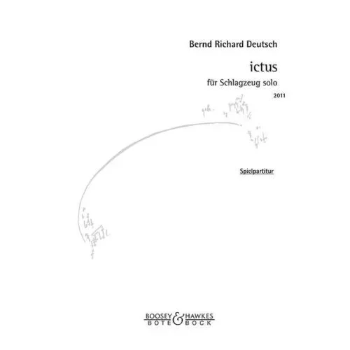 Deutsch, Bernd Richard – ictus Nr. 31