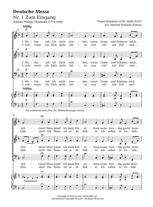 Deutsche Messe D 872