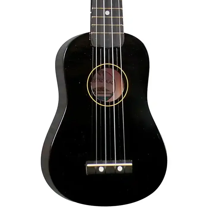 Diamond Head DU-10 Soprano Ukulele Black Black Fingerboard Guitar Center