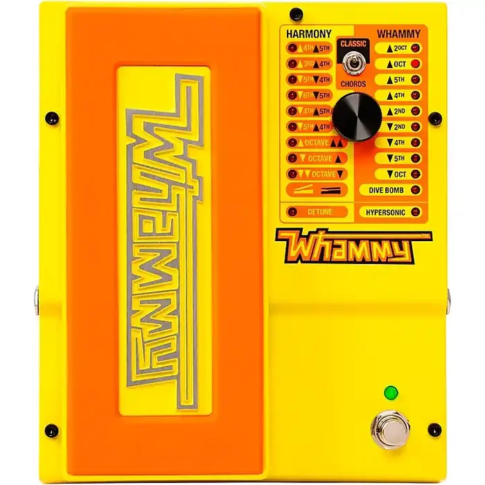 DigiTech MonoNeon Whammy Effects Pedal Yellow and Orange
