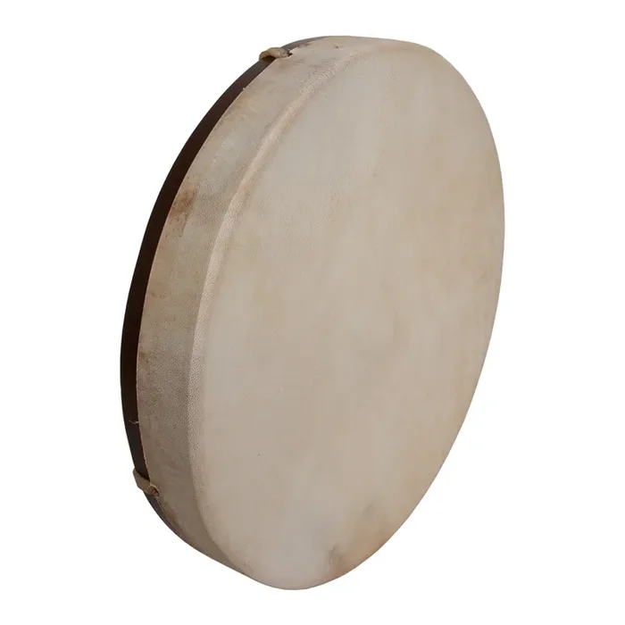 DOBANI Pretuned Goatskin Head Wood Frame Drum w/ Beater 14″x2″