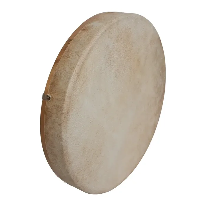 DOBANI Tunable Goatskin Head Wooden Frame Drum w/ Beater 14″x2″