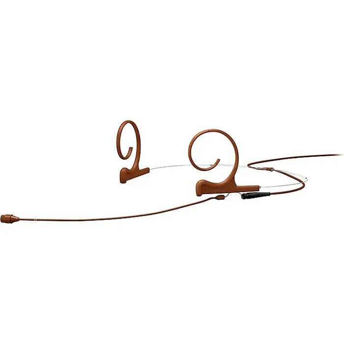 DPA Microphones 4266 CORE Omni Flex Headset Mic, 110 mm Boom, Brown, 3-pin LEMO Guitar Center