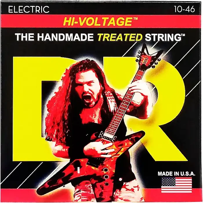 DR Strings Dimebag Darrell DBG-10 Medium Hi-Voltage Electric Guitar Strings Guitar Center