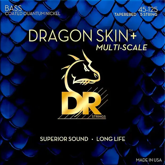 DR Strings Dragon Skin+ Coated Accurate Core Technology 5-String Multi-Scale Quantum Nickel Bass Strings 45 – 125 Guitar Center