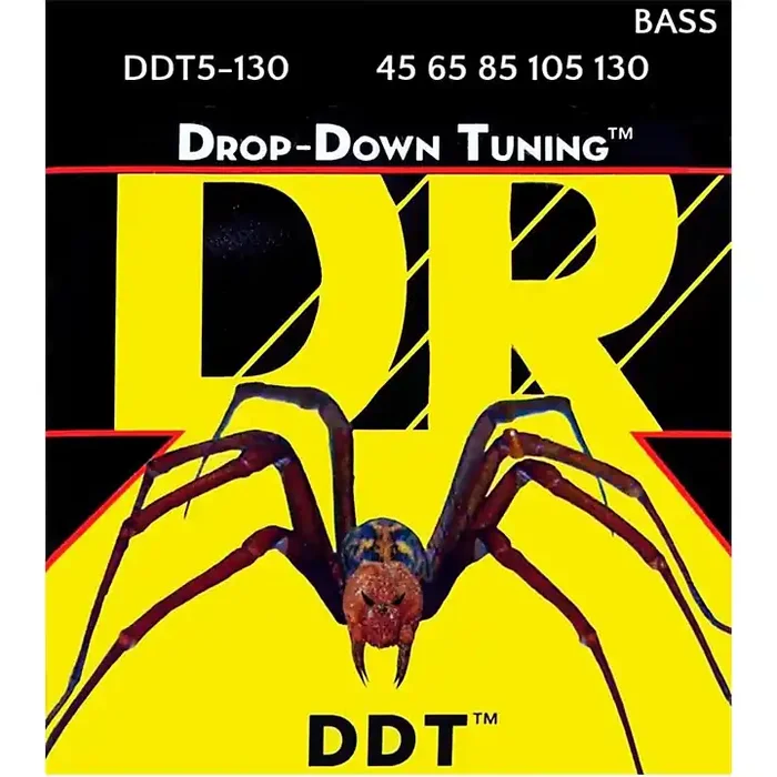 DR Strings Drop Down Tuning Medium 5-String Bass Strings (45-130) Guitar Center
