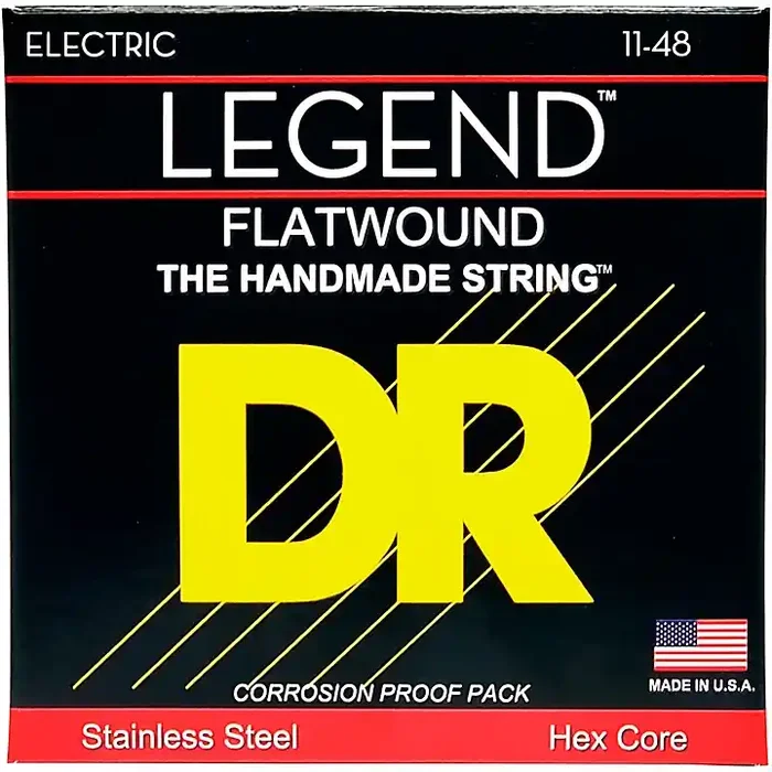 DR Strings Legend Extra Life Flatwound Electric Guitar Strings Guitar Center