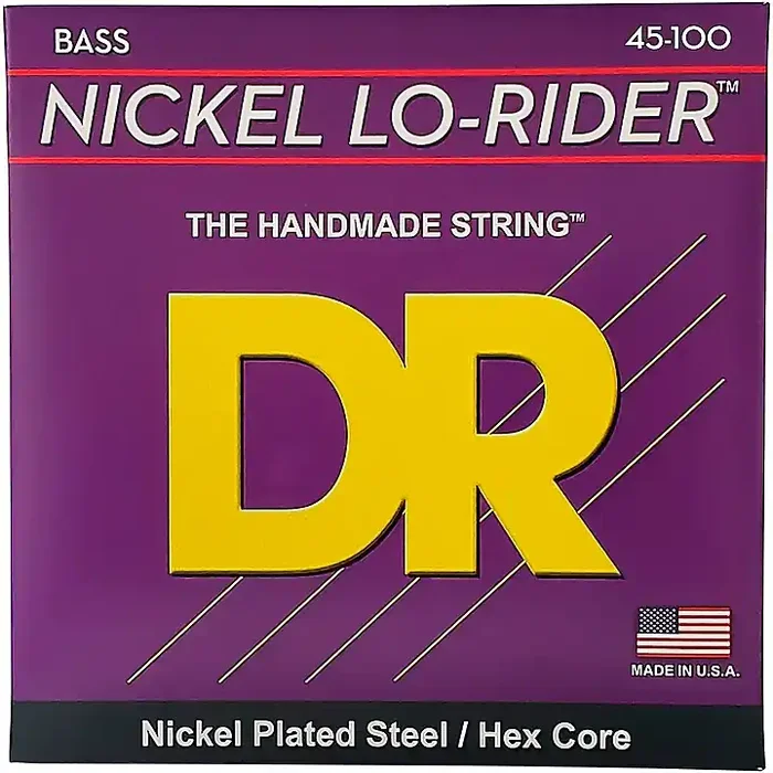 DR Strings Nickel Medium Light Lo-Riders 4-String Bass Strings Guitar Center