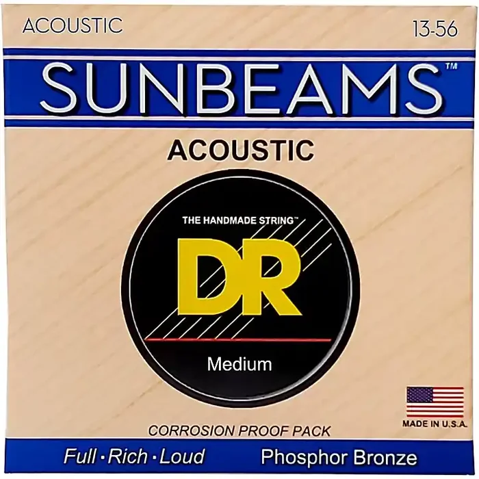 DR Strings Sunbeam Phosphor Bronze Medium Heavy Acoustic Guitar Strings Guitar Center