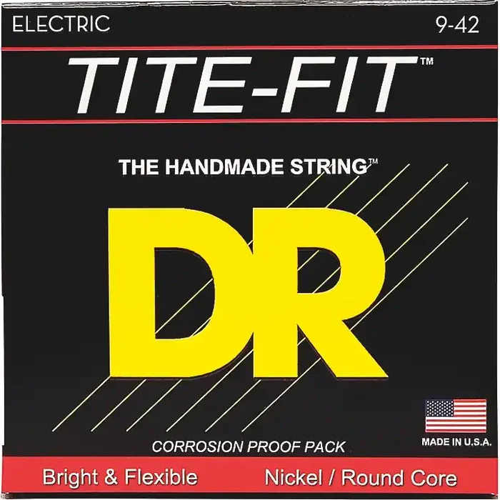 DR Strings Tite-Fit LT-9 Lite-n-Tite Nickel Plated Electric Guitar Strings Guitar Center