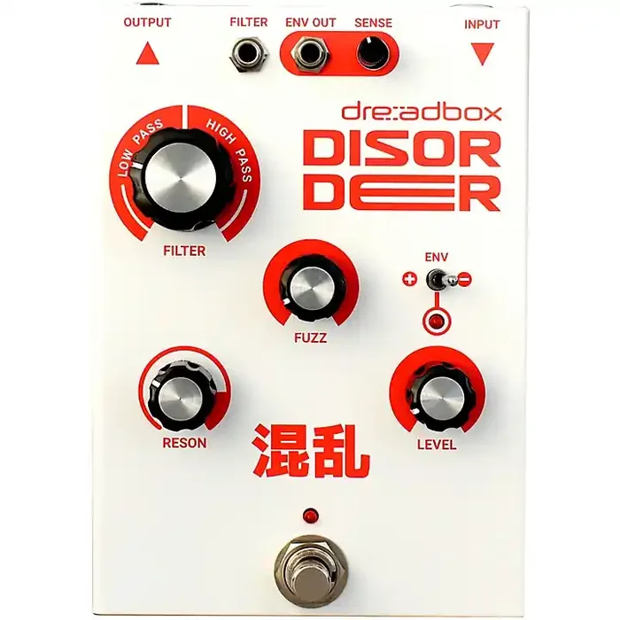 Dreadbox Disorder Aggressive Analog Fuzz Effects Pedal White Guitar Center