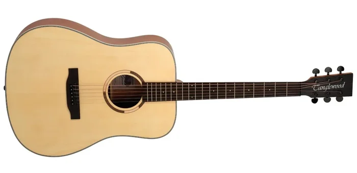 Dreadnought Acoustic Guitar with a Spruce Top, Mahogany Back & Sides.