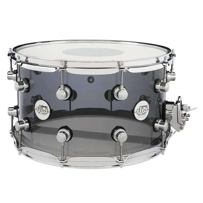 Drum Workshop 14″ x 8″ Design Series Snare Drum – Smoke Acrylic