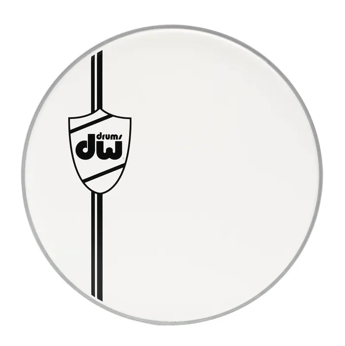Drum Workshop 22-Inch Classic Coated Bass Drum Head – White