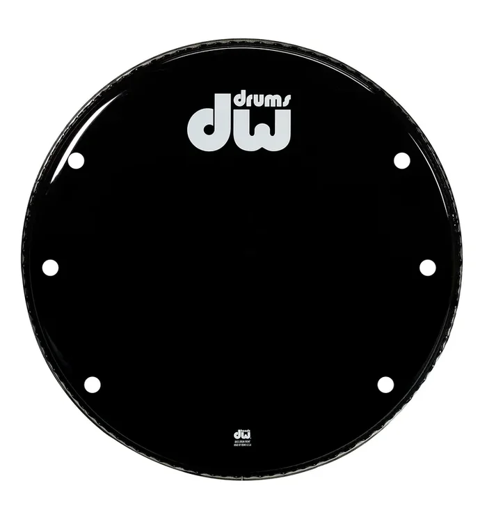 Drum Workshop 24-Inch Bass Drum Head – Gloss Black