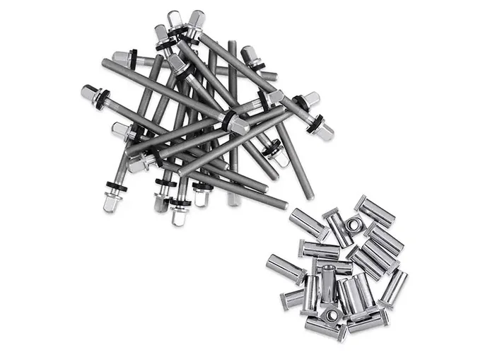 Drum Workshop DWSMTP50S65 TP50 Rods W/ Receivers, 6.5-Inch Depth, 20-Pack