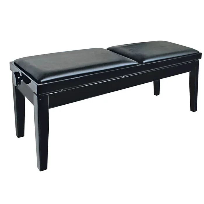 Duet Height Adjustable Double Width Wooden Piano Stool KTW17