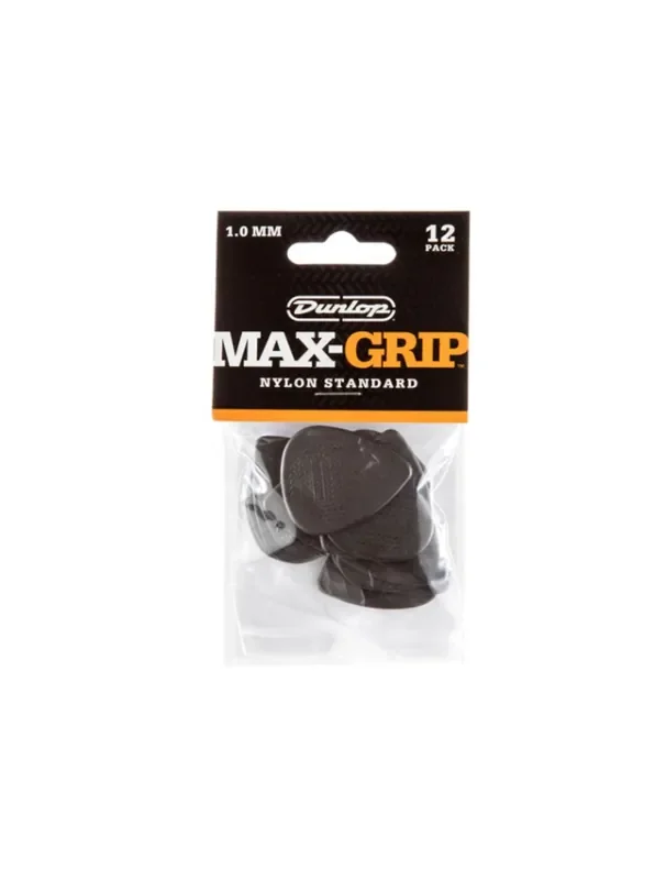 Dunlop 449P100 1.0 Nylon Max-Grip Guitar Picks (12-Pack)