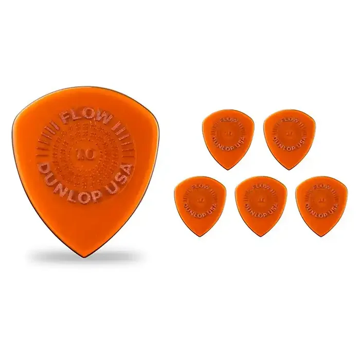 Dunlop Flow Standard 6-Pack Grip Guitar Picks 1.0 mm 6 Pack Guitar Center