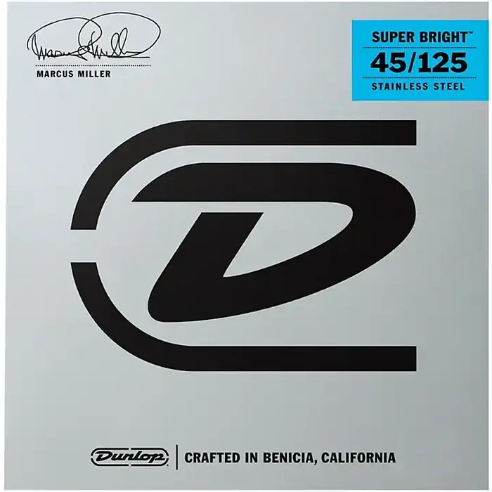 Dunlop Marcus Miller Super Bright 5-String Electric Bass Strings (45-125) Guitar Center